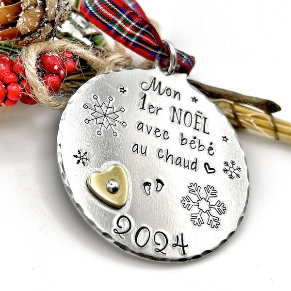 Baby Bump's First Christmas Decoration, First Tree Ornament Baby, Pregnant First Christmas Decoration, Tree Ornament New Baby