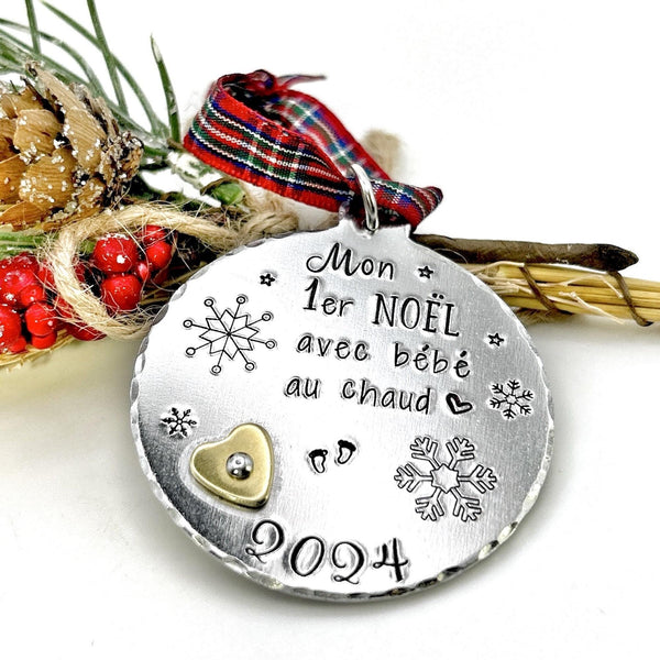 Baby Bump's First Christmas Decoration, First Tree Ornament Baby, Pregnant First Christmas Decoration, Tree Ornament New Baby