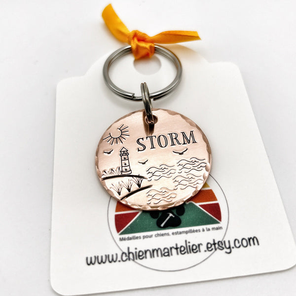 Médaille pour Chien Personnalisable, Médaillon pour Chien Personnalisé. Médaille faite en France