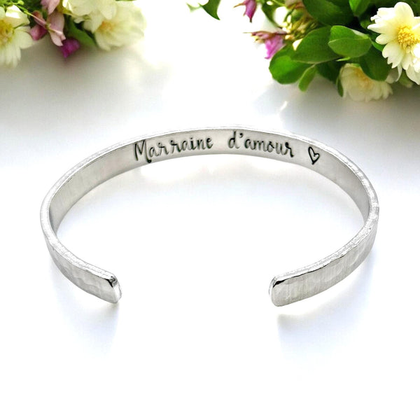 Cadeau pour une Marraine - Bracelet Marraine d'Amour - Cadeau pour une Baptême