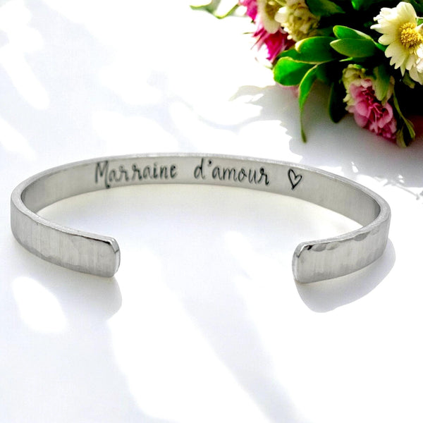 Cadeau pour une Marraine - Bracelet Marraine d'Amour - Cadeau pour une Baptême