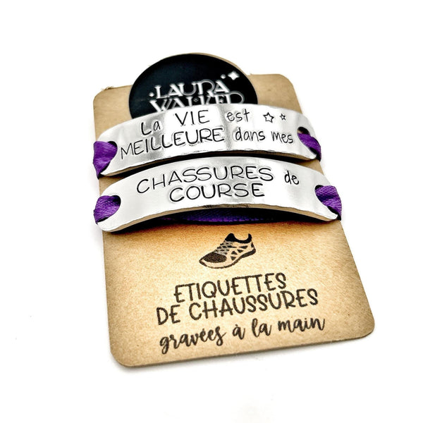 Cadeau Sportif, Cadeau Coureur, Accessoires Running, Course à Pied, Étiquettes Lacets