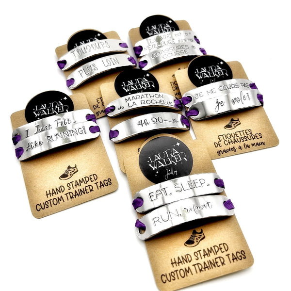 Étiquettes Lacets, Cadeau Coureur, Accessoires Running, Bijoux Chaussures