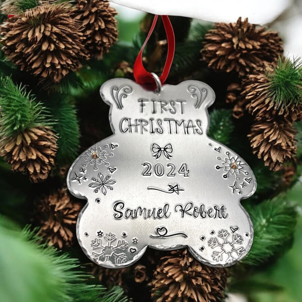 Boule de Noël Personnalisée, Mon Premier Noël, Décoration Personnalisé pour l'Arbre de Noël