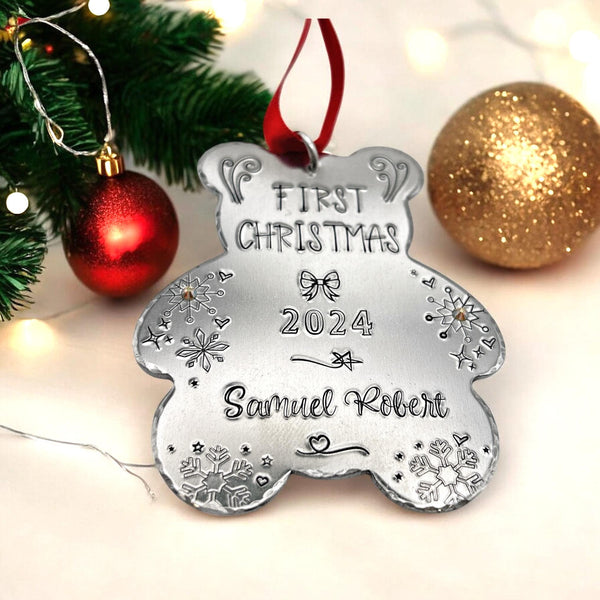 Boule de Noël Personnalisée, Mon Premier Noël, Décoration Personnalisé pour l'Arbre de Noël