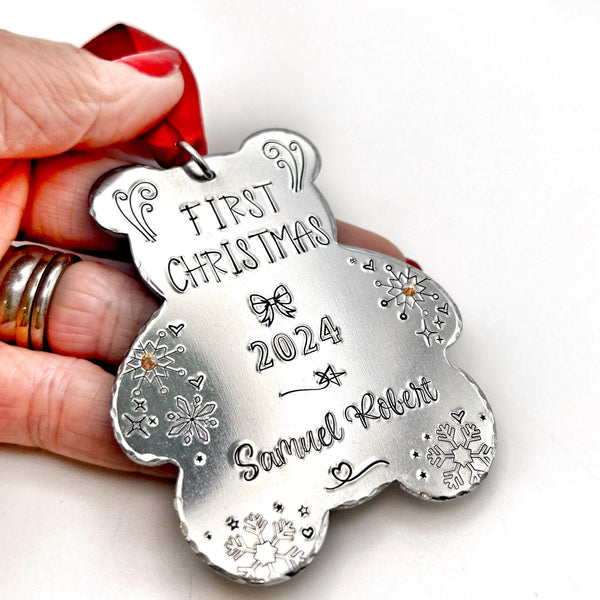 Boule de Noël Personnalisée, Mon Premier Noël, Décoration Personnalisé pour l'Arbre de Noël