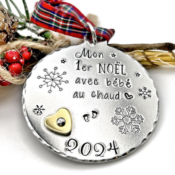 Baby Bump's First Christmas Decoration, First Tree Ornament Baby, Pregnant First Christmas Decoration, Tree Ornament New Baby