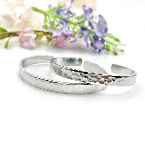 Manchette Femme, Bracelet avec Message Personnalisé, Cadeau pour Meilleure Amie, Bijou Personnalisé