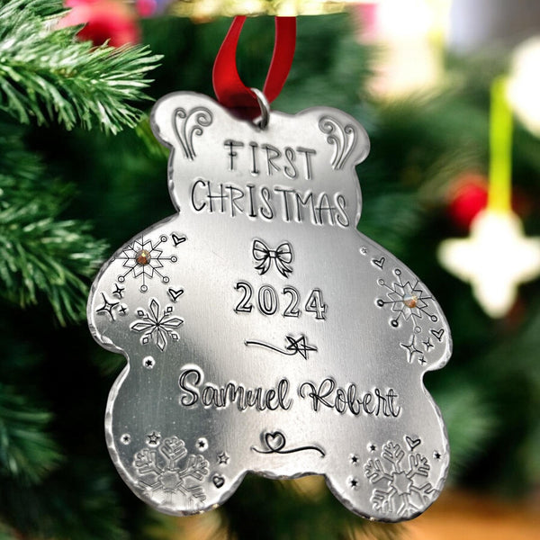 Boule de Noël Personnalisée, Mon Premier Noël, Décoration Personnalisé pour l'Arbre de Noël