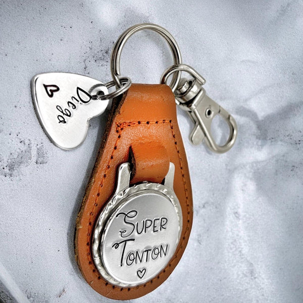 Porte Clé Tonton, Cadeau Tonton, Futur Tonton, Super Tonton, Cadeau Frère Noël