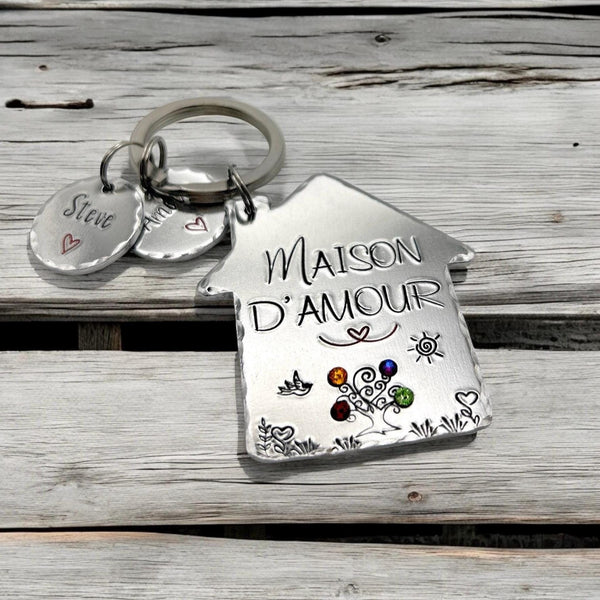 Porté Clé Nouvelle Maison, Cadeau pour une Crémaillère, Cadeau Déménagement