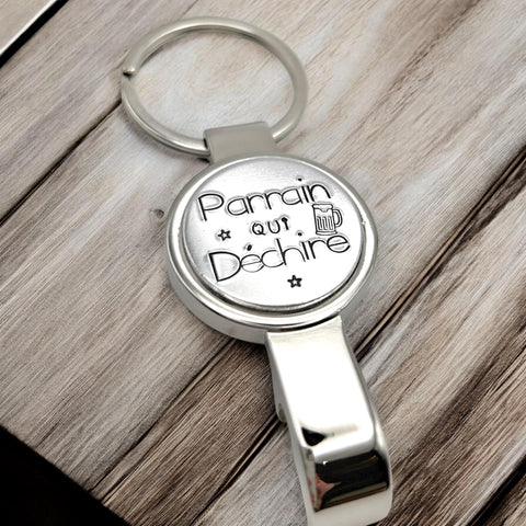 Cadeau Demande Parrain, Décapsuleur Parrain, Veux-tu être mon Parrain'?, Super Parrain