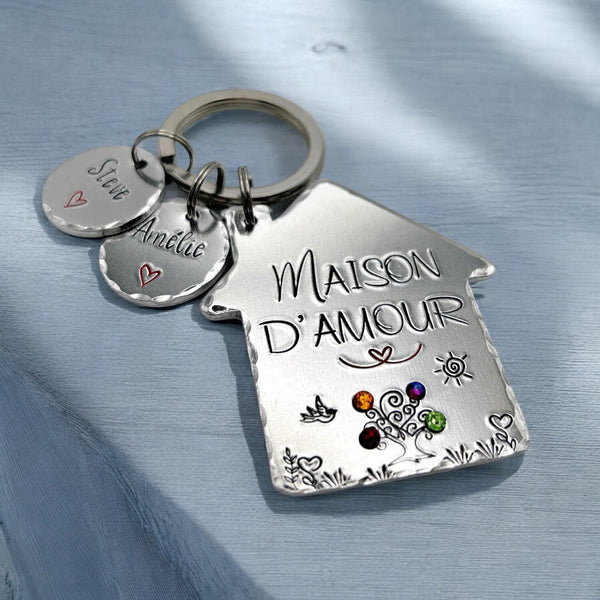 Porté Clé Nouvelle Maison, Cadeau pour une Crémaillère, Cadeau Déménagement