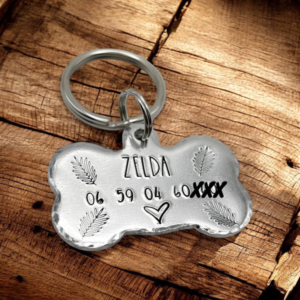 Médaillon de Chien Identité, Médaillon Chien Gravé, Médaillon Chien Personnalisé