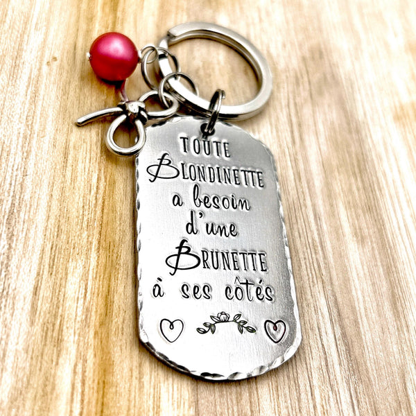 Cadeau Amie, Porte Clef Amitié, Idée Noël Amie, Cadeau Copine