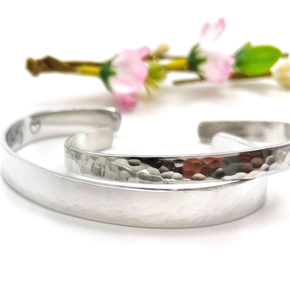 Jonc Personnalisable, Bracelet à Personnaliser, Bijoux à Personnaliser, Manchette avec Message