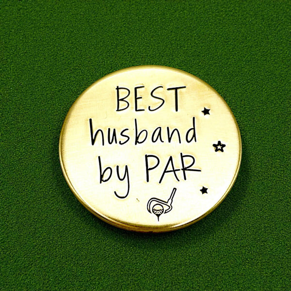 Marqueur de balle de golf en laiton – Cadeau anniversaire de mariage