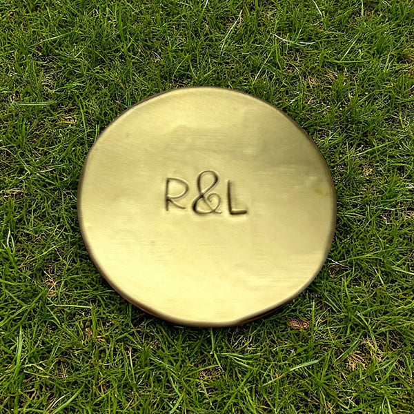 Custom Golf Ball Marker – Golf Gift Partner– Copper Anniversary Gift, Golf Token