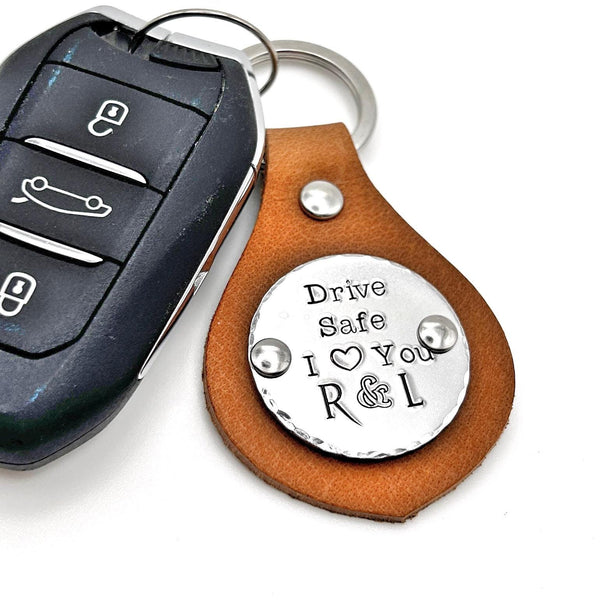 Porte Clé Soyez Prudent, Cadeau Fils Mari, Attention sur La Route