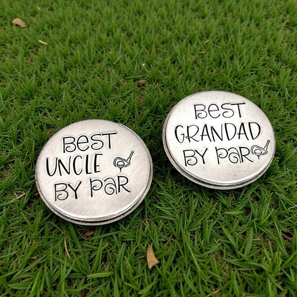 Marqueur de balle de golf personnalisé en aluminium – 25 mm – Jeton Golf – Message sur mesure