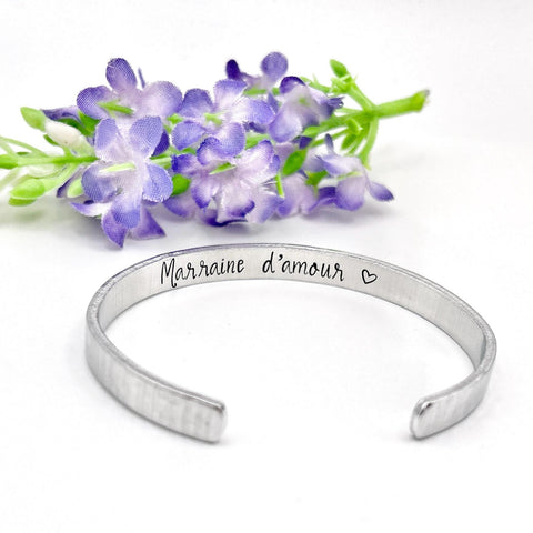 Cadeau pour une Marraine - Bracelet Marraine d'Amour - Cadeau pour une Baptême