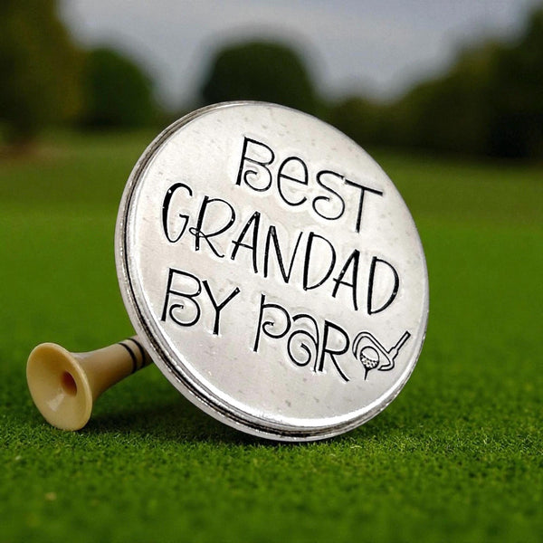 Marqueur de balle de golf personnalisé en aluminium – 25 mm – Jeton Golf – Message sur mesure