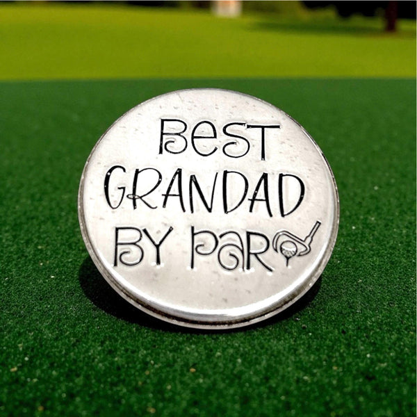 Marqueur de balle de golf personnalisé en aluminium – 25 mm – Jeton Golf – Message sur mesure