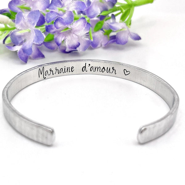 Cadeau pour une Marraine - Bracelet Marraine d'Amour - Cadeau pour une Baptême