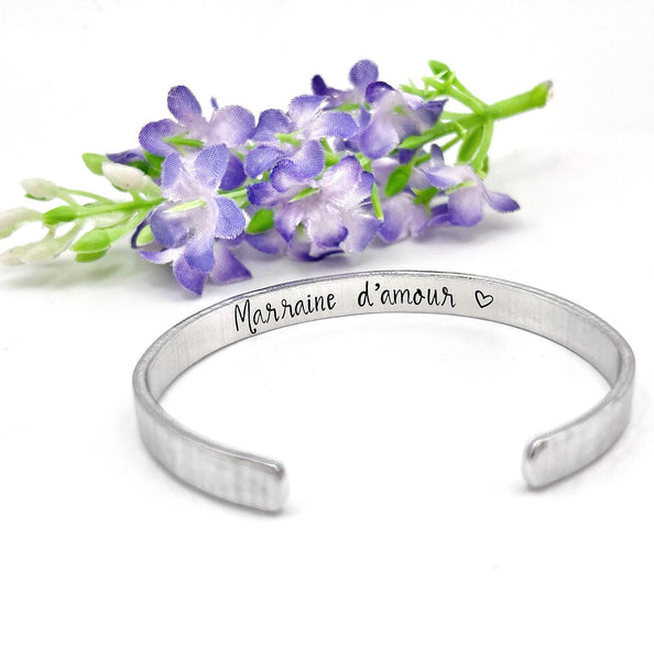 Cadeau pour une Marraine - Bracelet Marraine d'Amour - Cadeau pour une Baptême