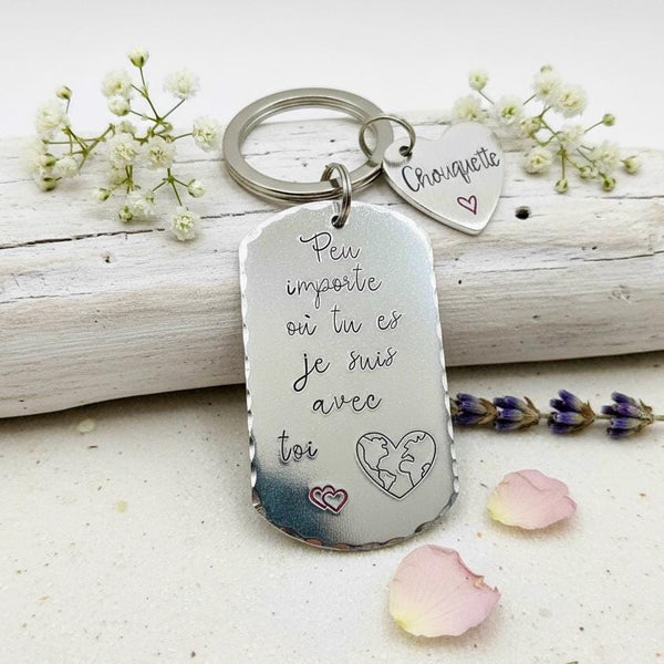 Porte Clé Meilleure Amie, Porte Clé Personnalisé, Cadeau Meilleure Amie, Idée Noël Amie