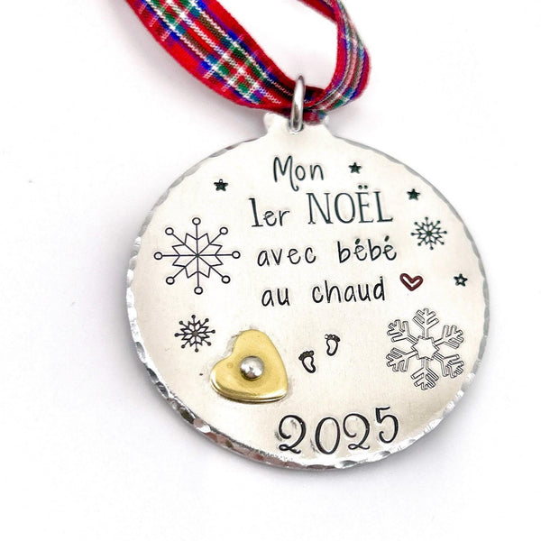 Baby Bump's First Christmas Decoration, First Tree Ornament Baby, Pregnant First Christmas Decoration, Tree Ornament New Baby