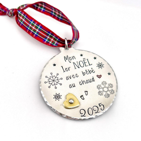 Baby Bump's First Christmas Decoration, First Tree Ornament Baby, Pregnant First Christmas Decoration, Tree Ornament New Baby