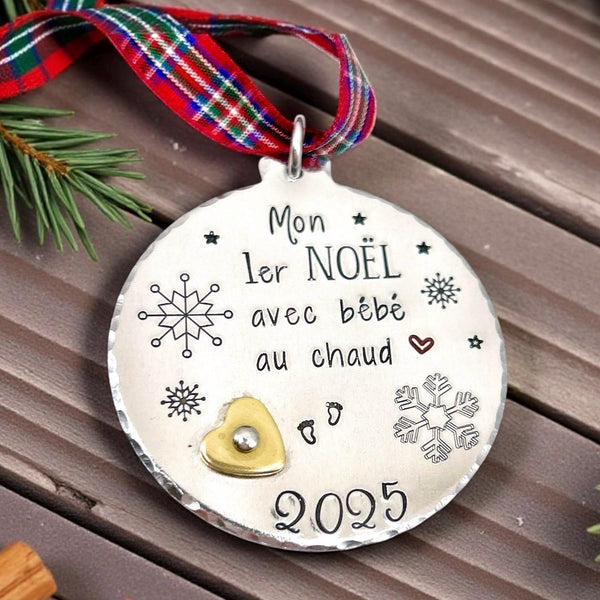 Baby Bump's First Christmas Decoration, First Tree Ornament Baby, Pregnant First Christmas Decoration, Tree Ornament New Baby