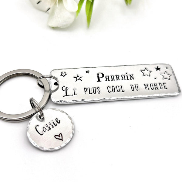 Porte Clé Parrain, Cadeau Parrain, Demande Parrain, Meilleur Parrain