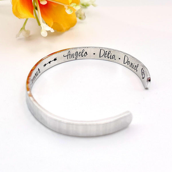 Cadeau Tata Tatie, Bracelet Jonc Tata, Idée Tata , Tata d'amour