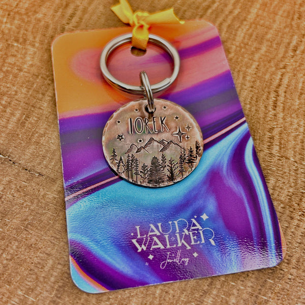 Personalized Copper Pet ID Tag, Pet ID Tags, Rustic Copper Dog Tag, Custom Dog ID Tag