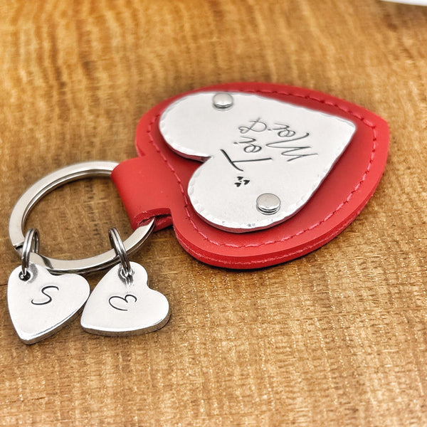 Porte-clés personnalisé | Idée cadeau Saint-Valentin | Cadeau Anniversaire de Mariage