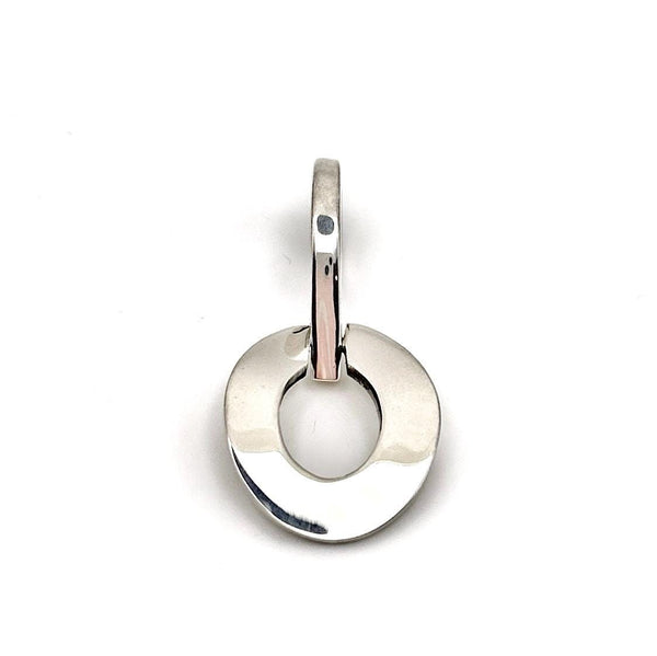 Pendentif en argent 925 | Intemporel et élégant | Bijou argent massif | Avec ou sans chaîne serpent