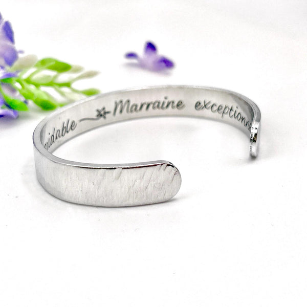 Cadeau Amie et Marraine - Bijou Demande Marraine - Idée Annonce Marraine