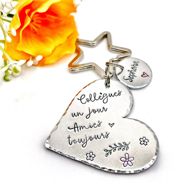 Cadeau Collègue, Porte Clé Collègue, Porte Clef Collègue, Idée Collègue