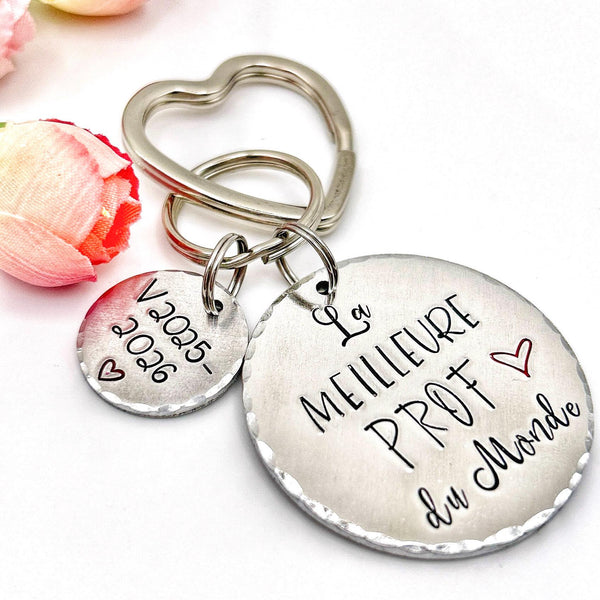 Cadeau Professeur, Porte Clé Professeur, Cadeau Maîtresse, Porte Clé Enfant Maîtresse, Merci Professeur
