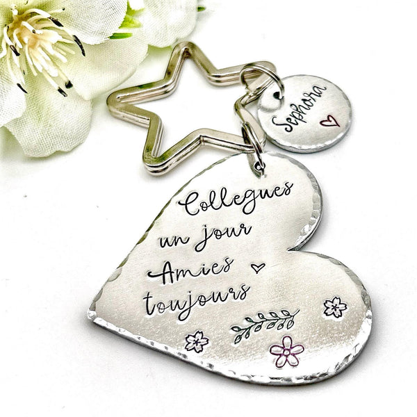 Cadeau Collègue, Porte Clé Collègue, Porte Clef Collègue, Idée Collègue