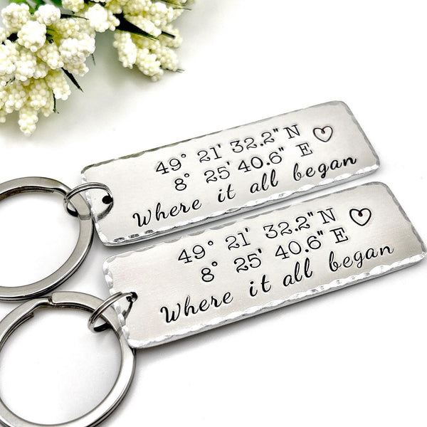 Porte Clé Personnalisé - Idée Cadeau Mari - Idée Fête des Pères