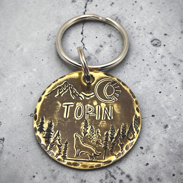 Médaille Personnalisée pour Chien - Médaille Chien Personnalisée - Gravure Personnalisé - Laiton
