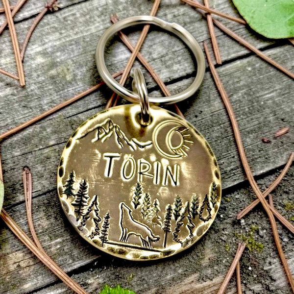 Médaille Personnalisée pour Chien - Médaille Chien Personnalisée - Gravure Personnalisé - Laiton