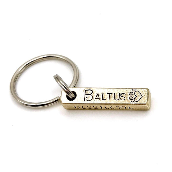 Médaille d'Identité Chien - Barre d'identification pour Chien - Médaille Personnalisée pour Chien