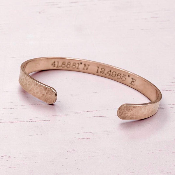 Jonc en Cuivre, Bracelet Cuivre, Jonc Personnalisée Cuivre, Cadeau Cuivre, Jonc Femme Cuivre