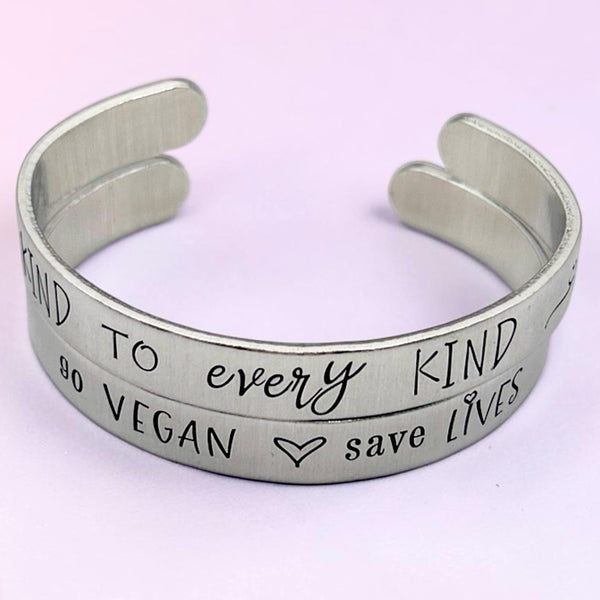 Bijoux pour un Végan, Bracelet Végan, Cadeau Végan