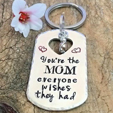 Best Mom Keychain, Mother's Day Keychain