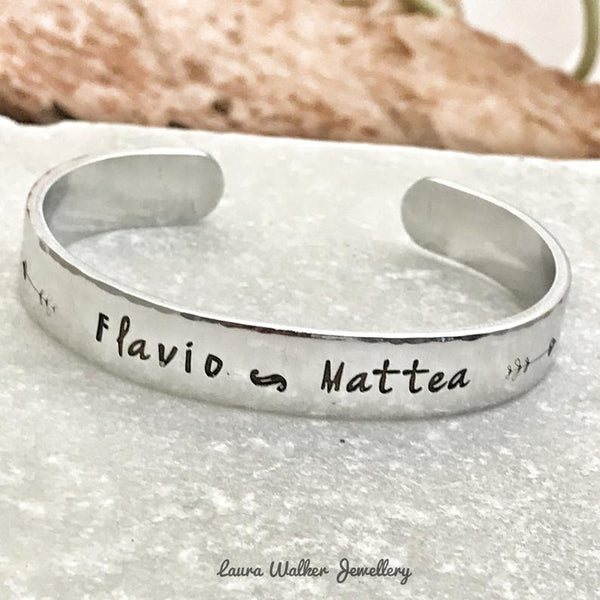Bijoux Personnalisés, Bracelet Gravés Prénoms